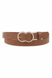 Loop Through Infinity Buckle Skinny Belt