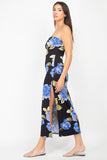 Floral Strapless Maxi Dress