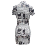 Silk Print Dress