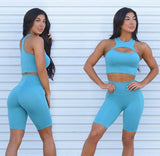 Blue Yoga Sport Set